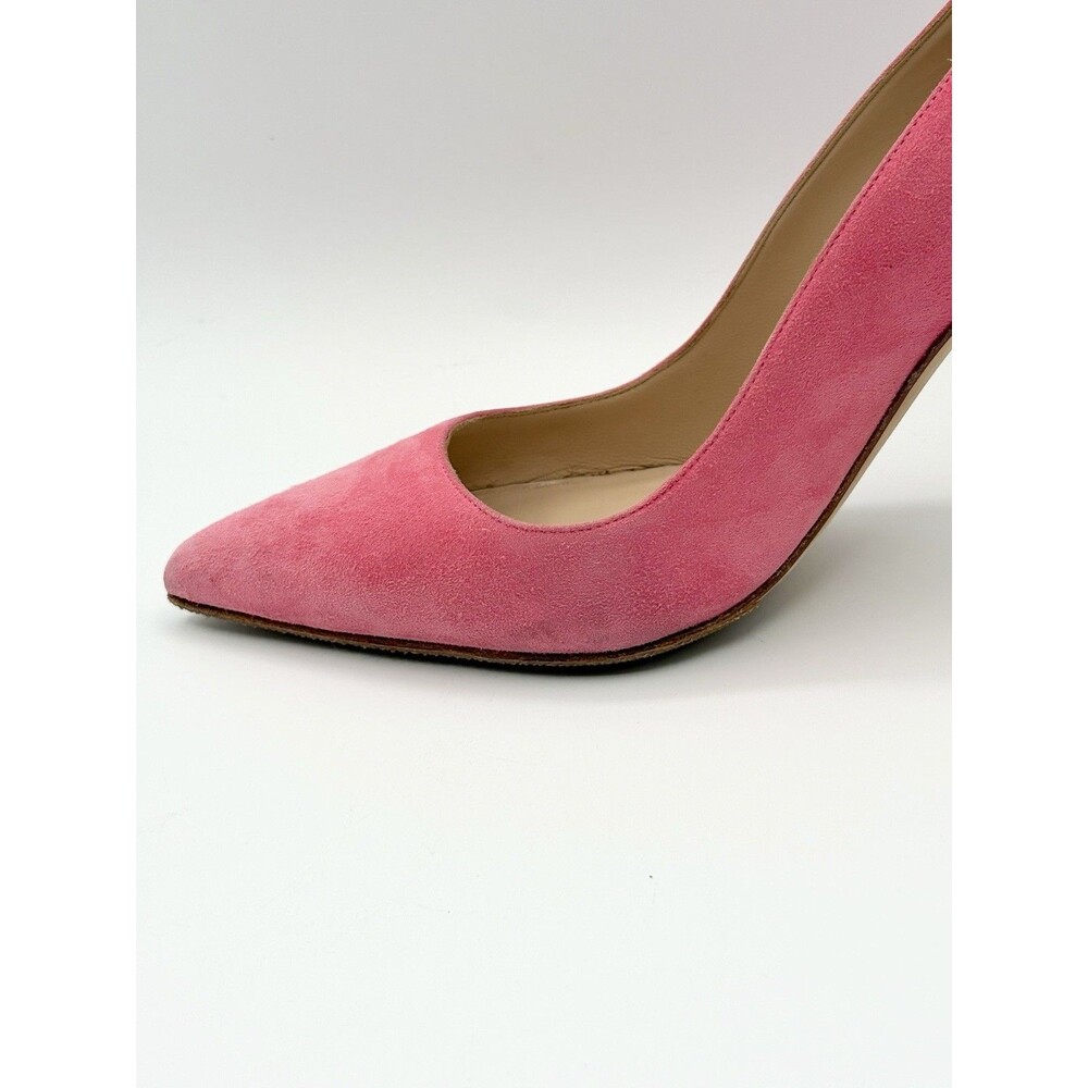 Manolo Blahnik Pink Suede Pointed Toe Stiletto Pumps BB 105mm Size EU 36 - Picture 10 of 16